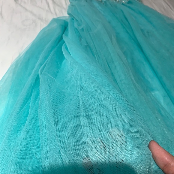 Camille la vie light blue dress. - Picture 5 of 8